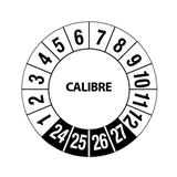 Keuringssticker calibre 2024